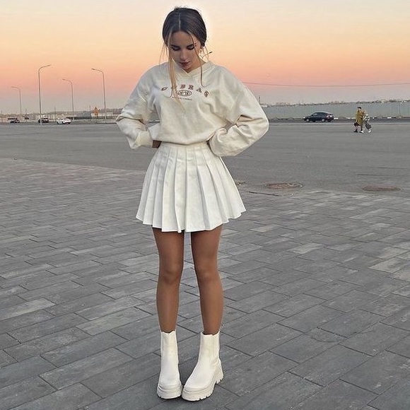 Gray Vintage Golf Crew Neck Sweater - Picture 5 of 8